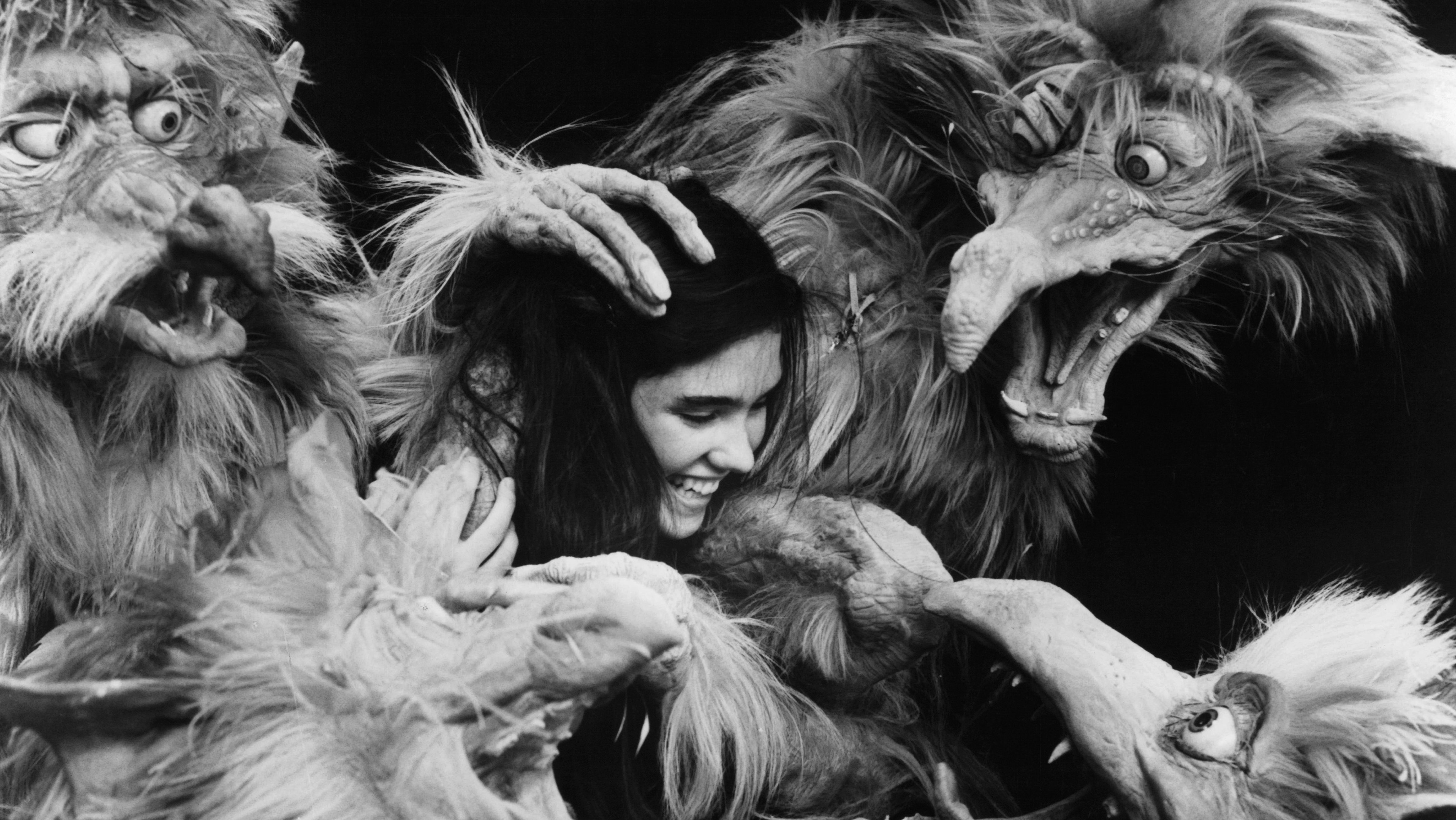 Jennifer Connelly and Fireys in "Labyrinth"