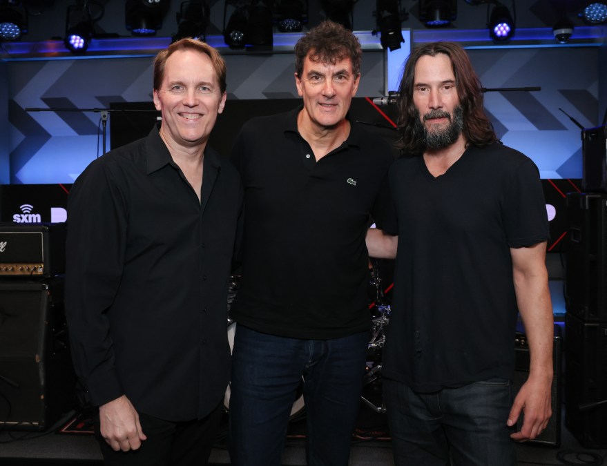 Bret Domrose, Robert Mailhouse and Keanu Reeves of Dogstar