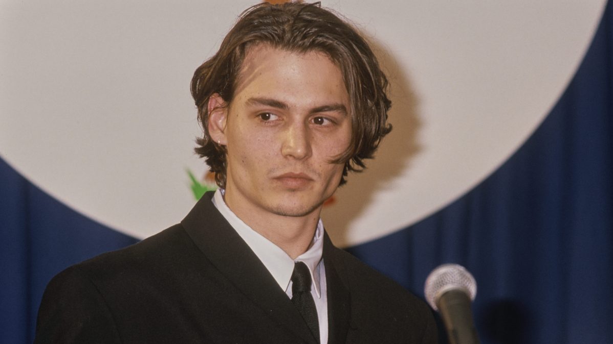 Johnny Depp in 1990.