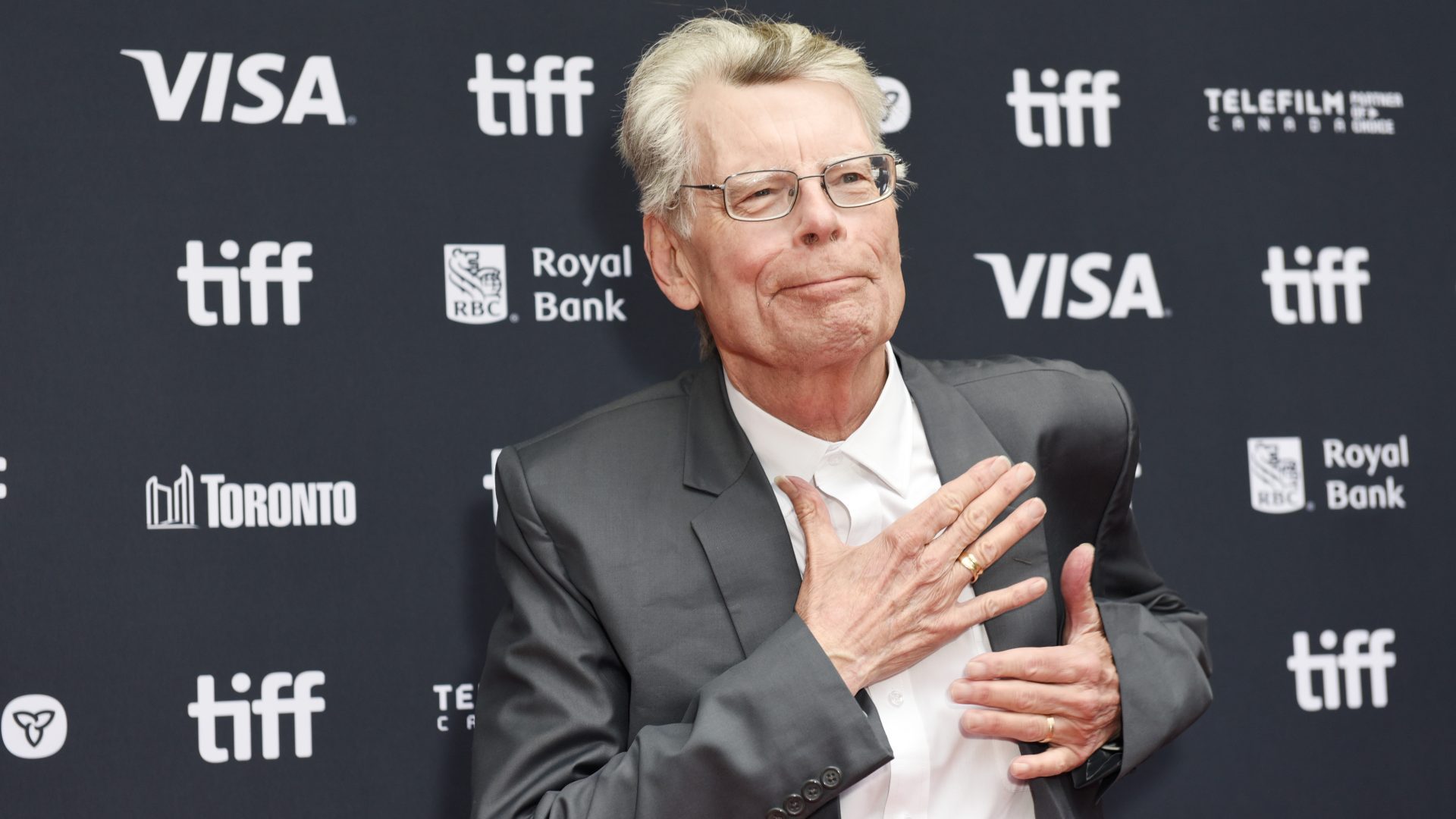 Stephen King attends the premiere of "The Life of Chuck"