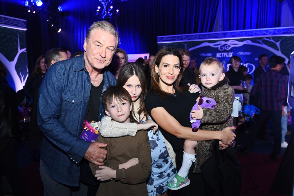 Alec Baldwin, Hilaria Baldwin and family