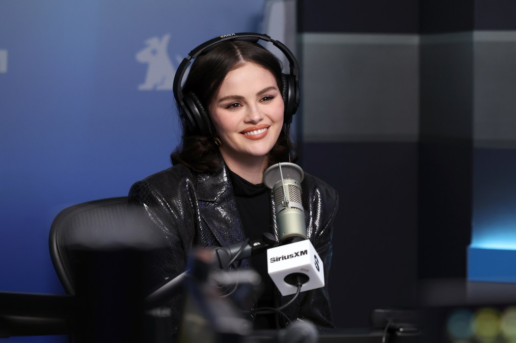 Selena Gomez visits the SiriusXM Studios 