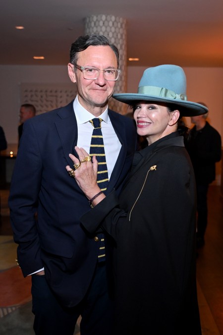 John Lambros and Karen Duffy.