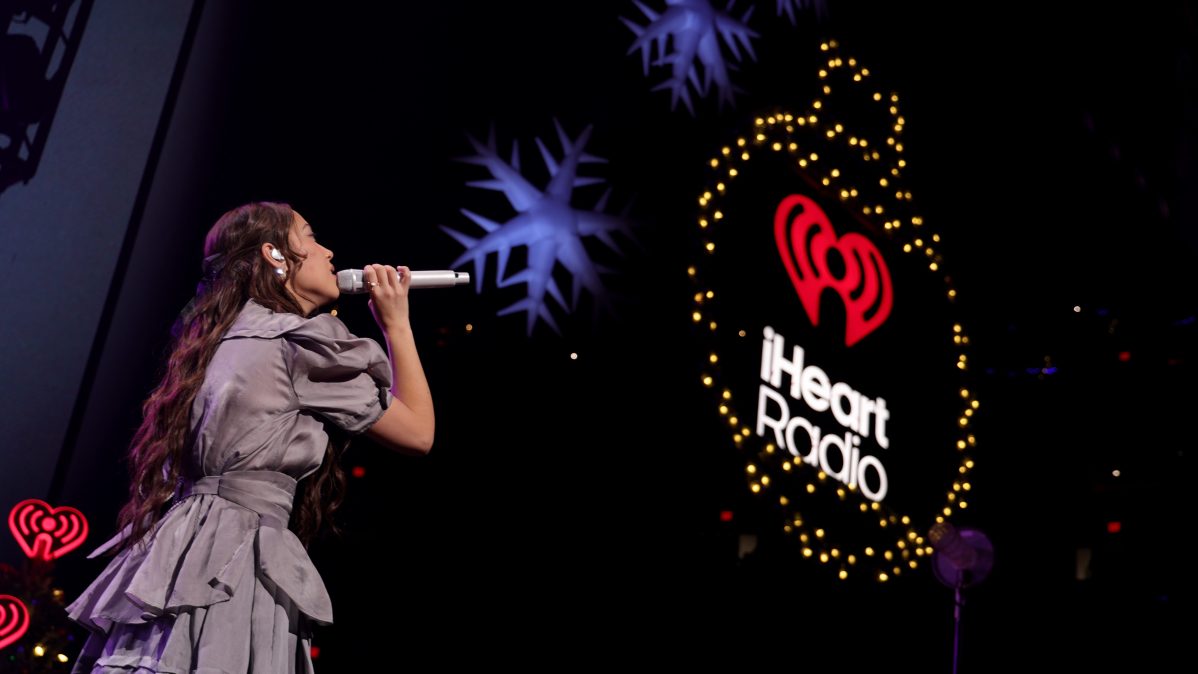 Laufey performs during iHeartRadio Hot 99.5's Jingle Ball 2025