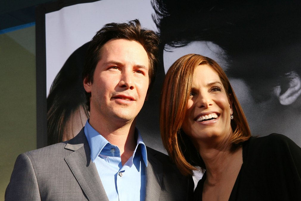 Keanu Reeves and Sandra Bullock