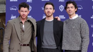 Jonas brothers at TCL Chinese Theatre in Hollywood