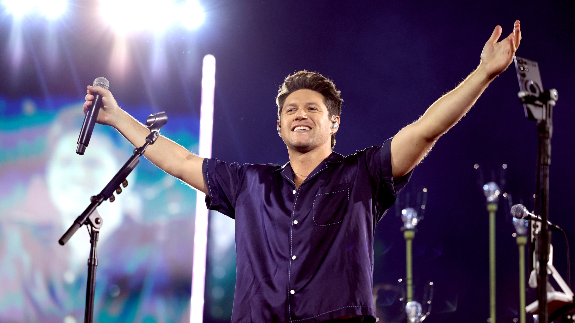 Niall Horan performing onstage