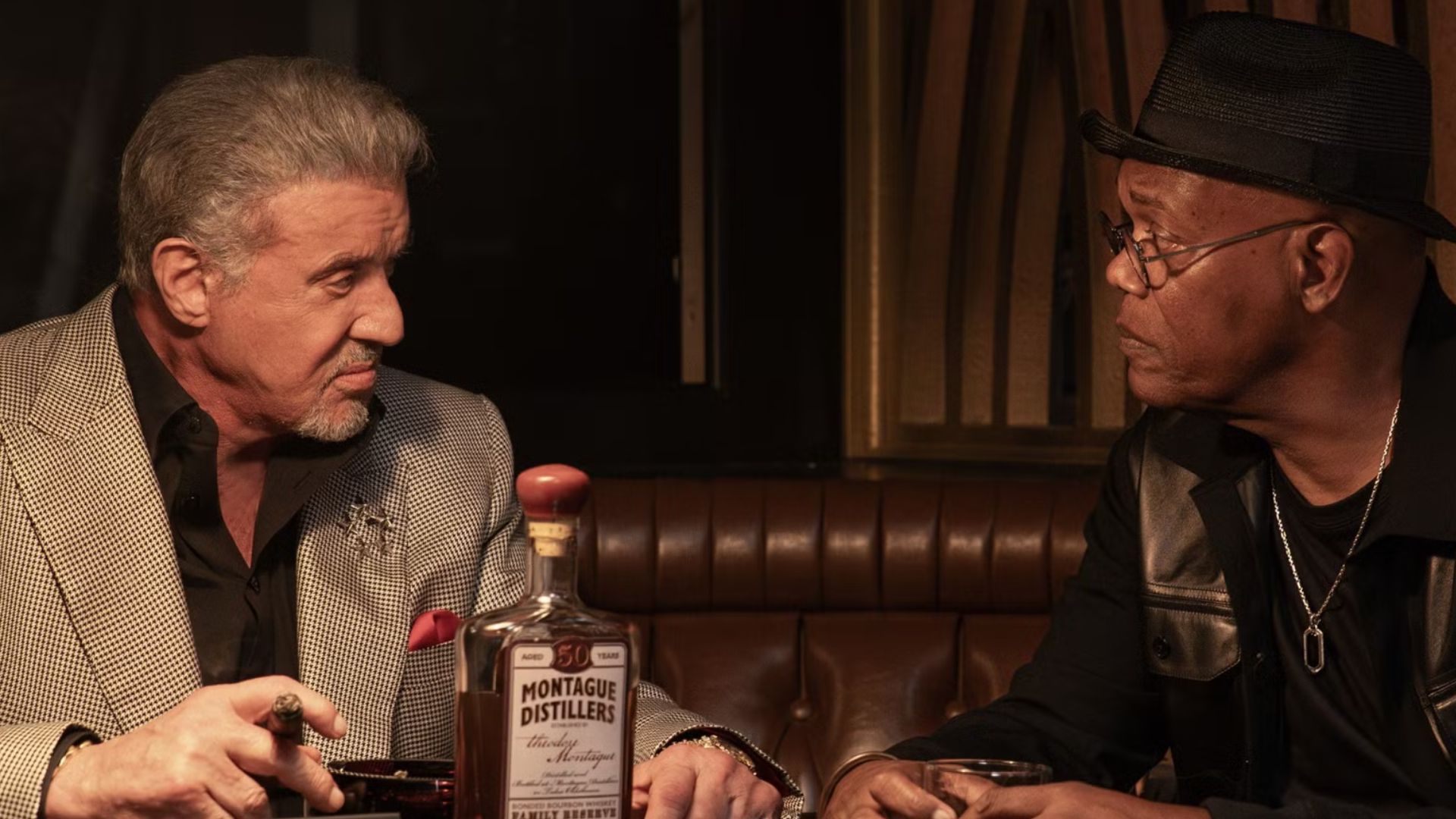 Sylvester Stallone and Samuel L Jackson on Tulsa King, which will expand with NOLA King