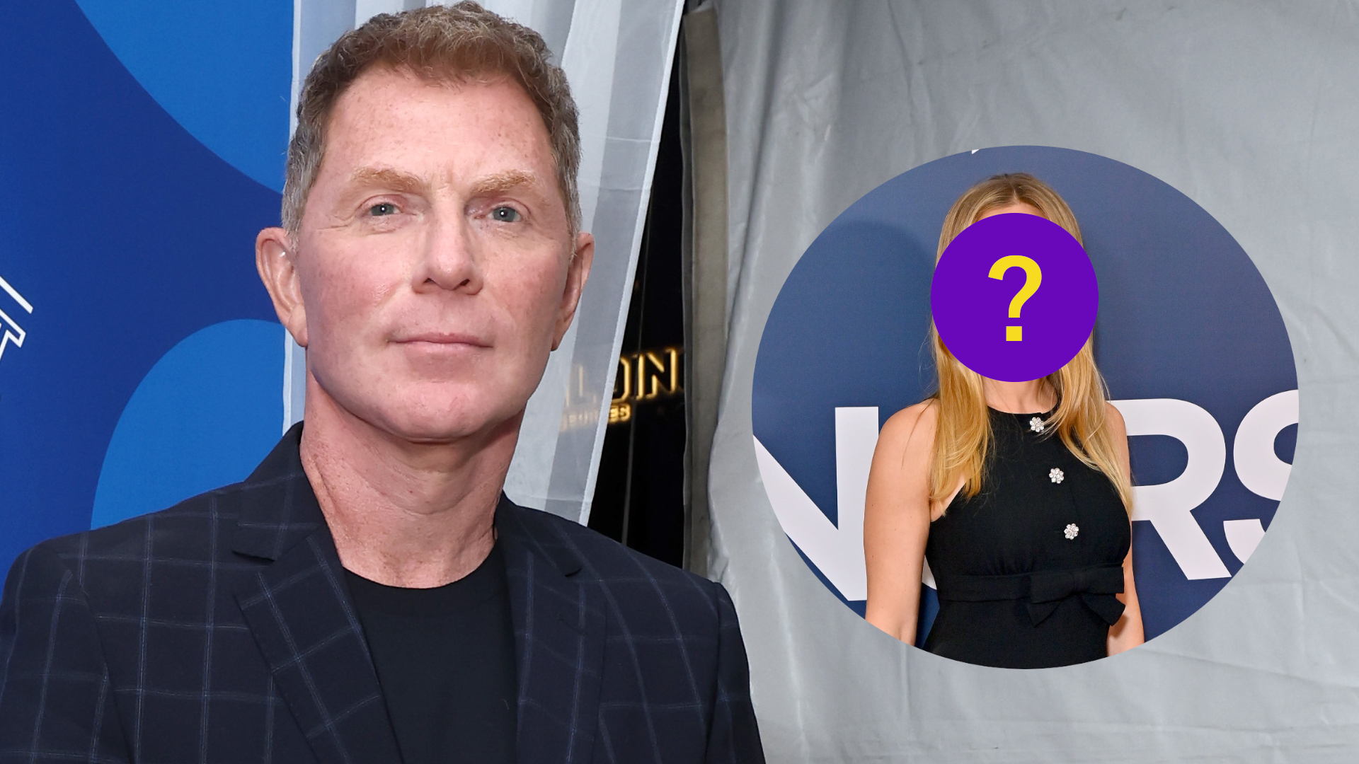Bobby Flay and Scarlett Johansson.