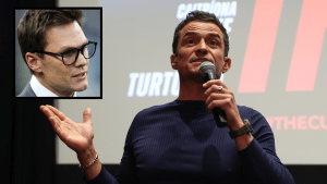 Orlando Bloom Combats with Tom Brady on Instagram