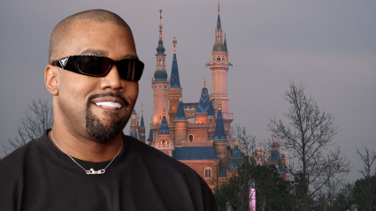 Kanye West Visits Disney Park With His Wife After Hinting at New Album [PHOTOS]