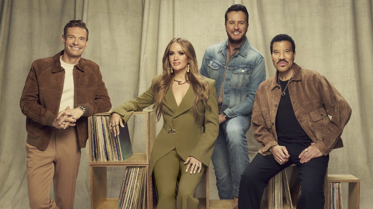 Ryan Seacrest, Luke Bryan, Carrie Underwood, Lionel Richie