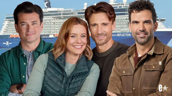 Hallmark Channel's Wes Brown, Ashley Williams, Andrew Walker, and Benjamin Ayres