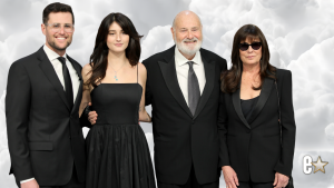 Jake Reiner, Romy Reiner, Rob Reiner, and Michele Reiner attend an event