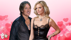 Keith Urban and Karley Scott Collins pose for photos