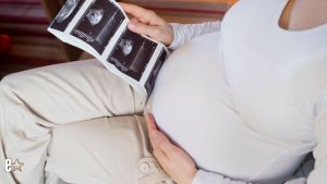 A pregnant woman