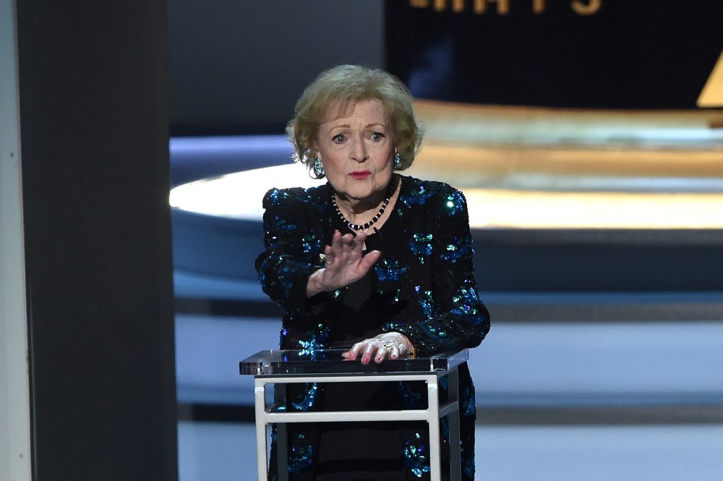 Betty White in 2018.