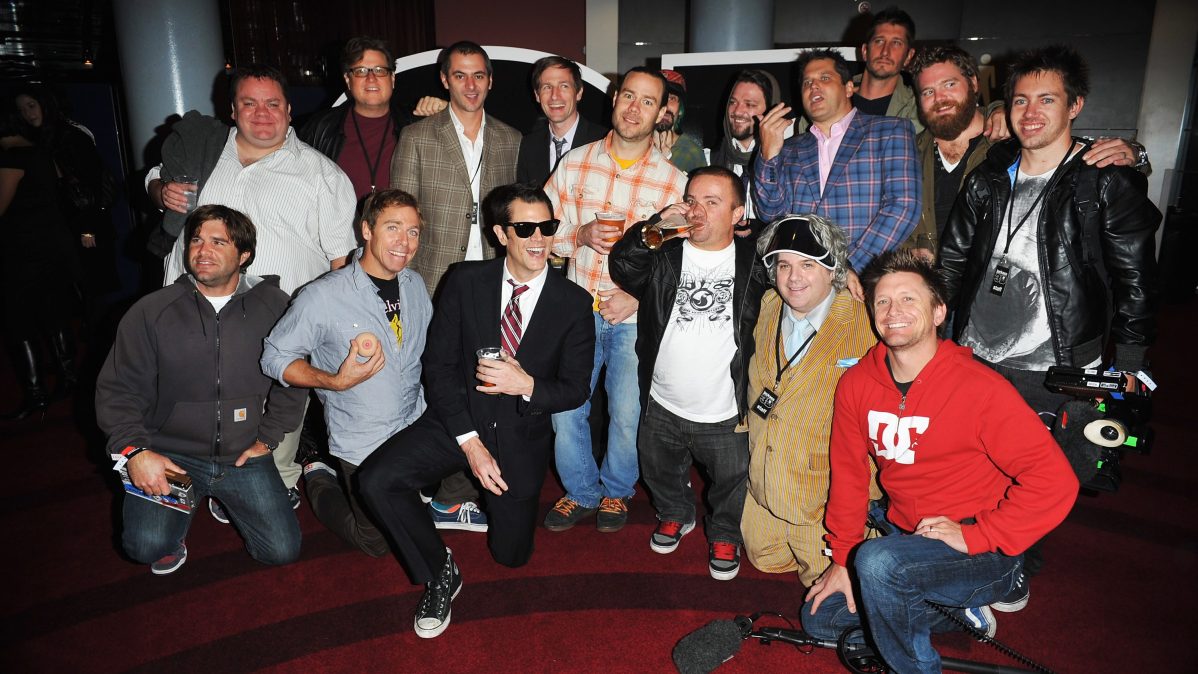 The cast of Jackass 3D.