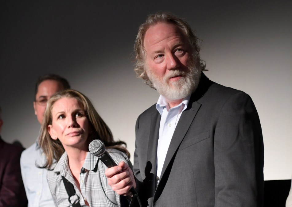 Melissa Gilbert and Timothy Busfield attend an event