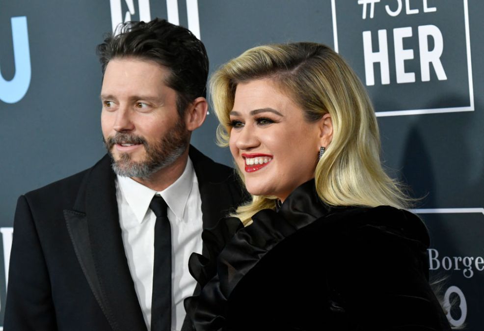 Brandon Blackstock and Kelly Clarkson attend the 25th Annual Critics' Choice Awards