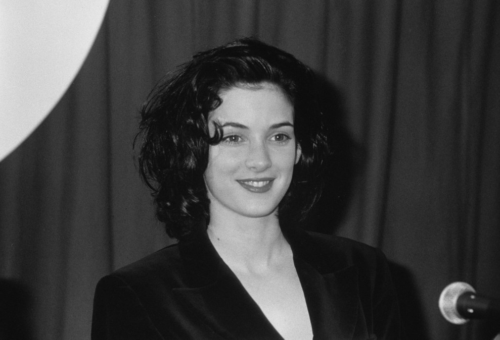 Winona Ryder in 1990.