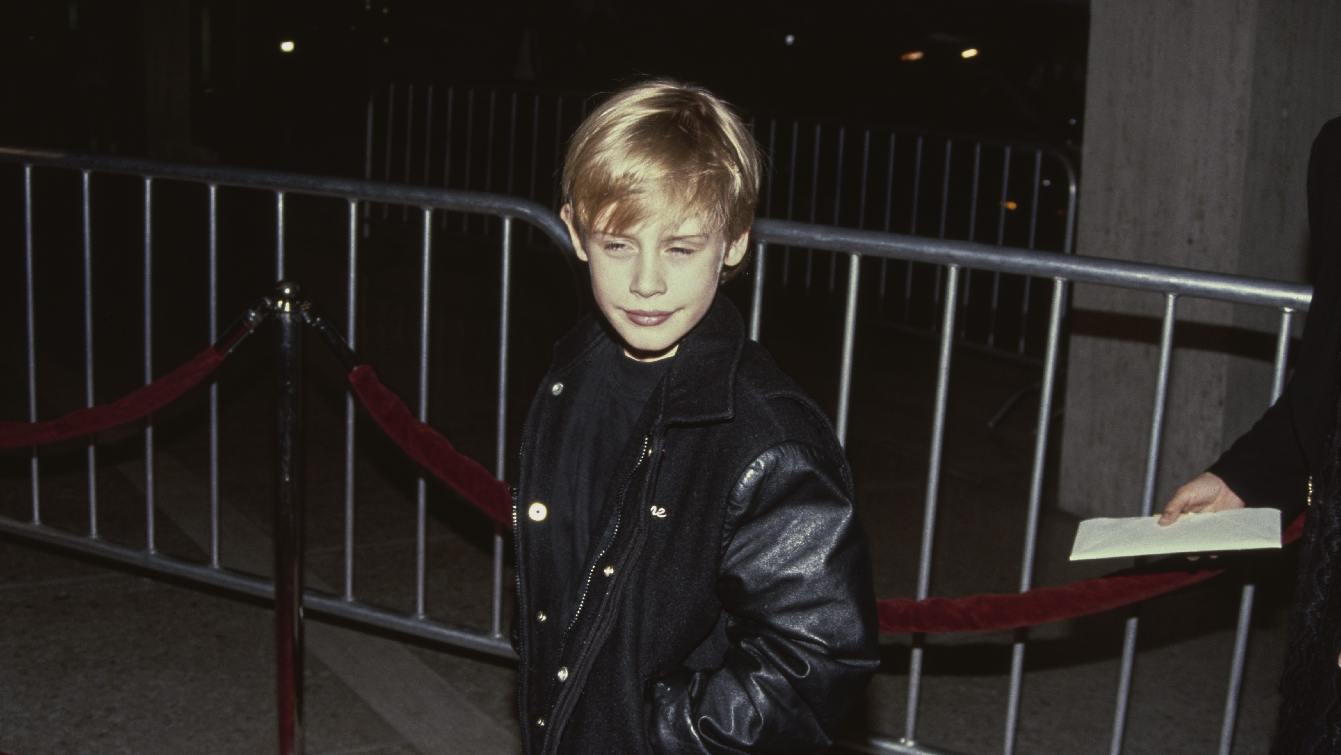Macaulay Culkin at the "My Girl" premier in 1991.