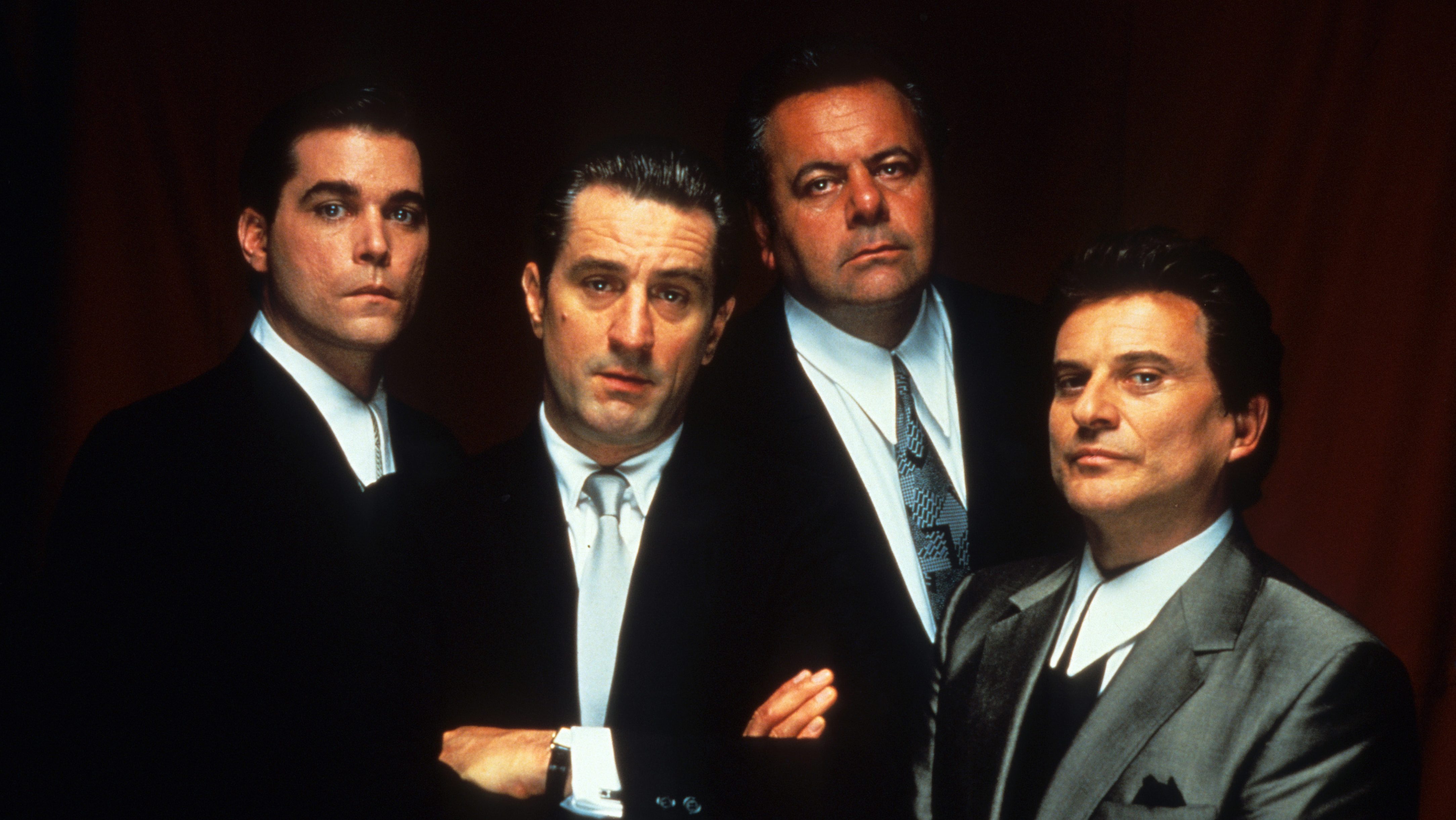 The cast of GoodFellas (1990).