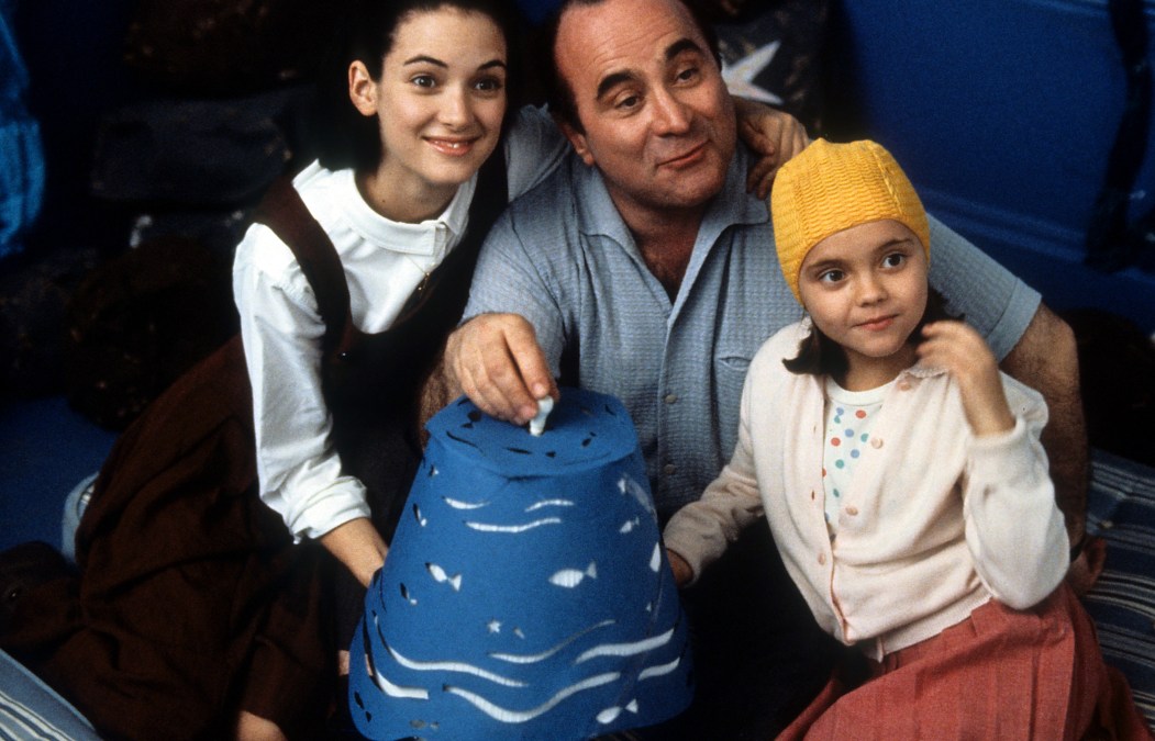 Winona Ryder, Bob Hoskins, and Christina Ricci in "Mermaids" (1990).
