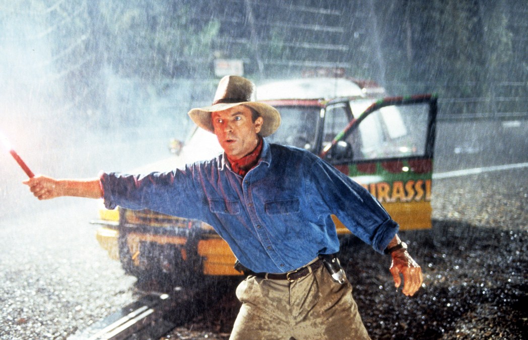 Sam Neill as Alan Grant in "Jurassic Park" (1993).