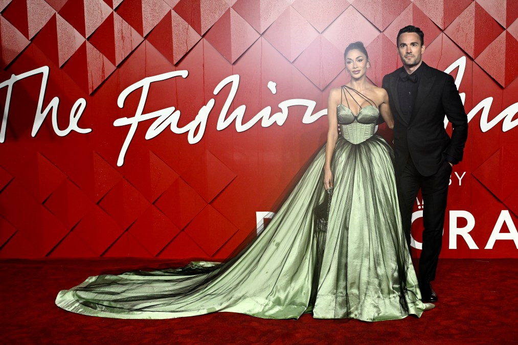 Nicole Scherzinger and Thom Evans attend The Fashion Awards 2023