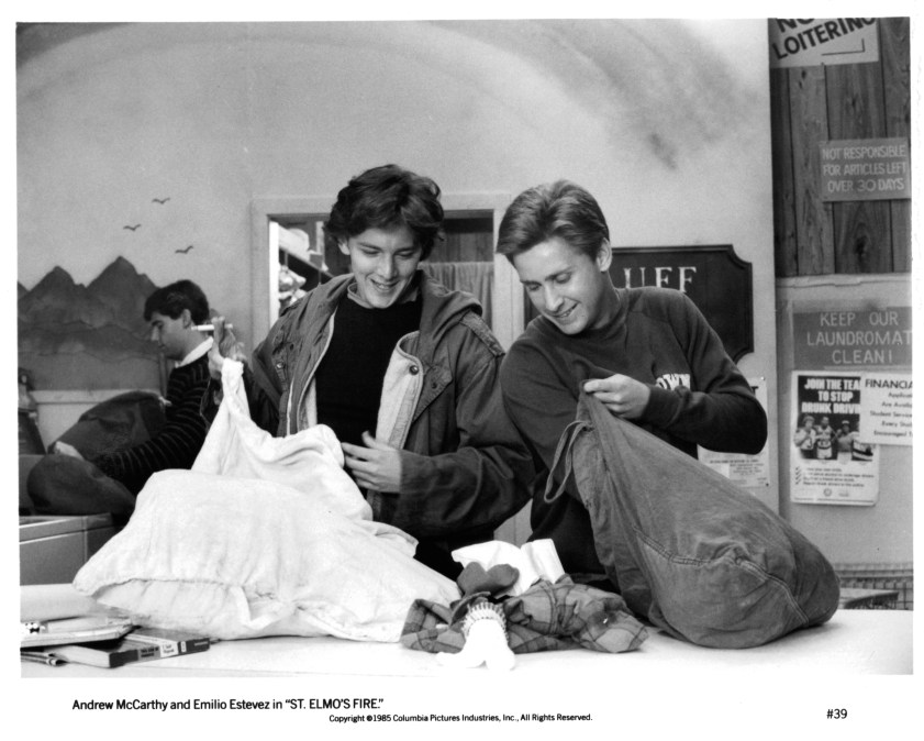 Andrew McCarthy and Emilio Estevez