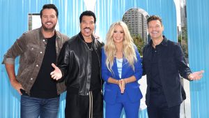 Luke Bryan, Lionel Richie, Carrie Underwood, and Ryan Seacrest