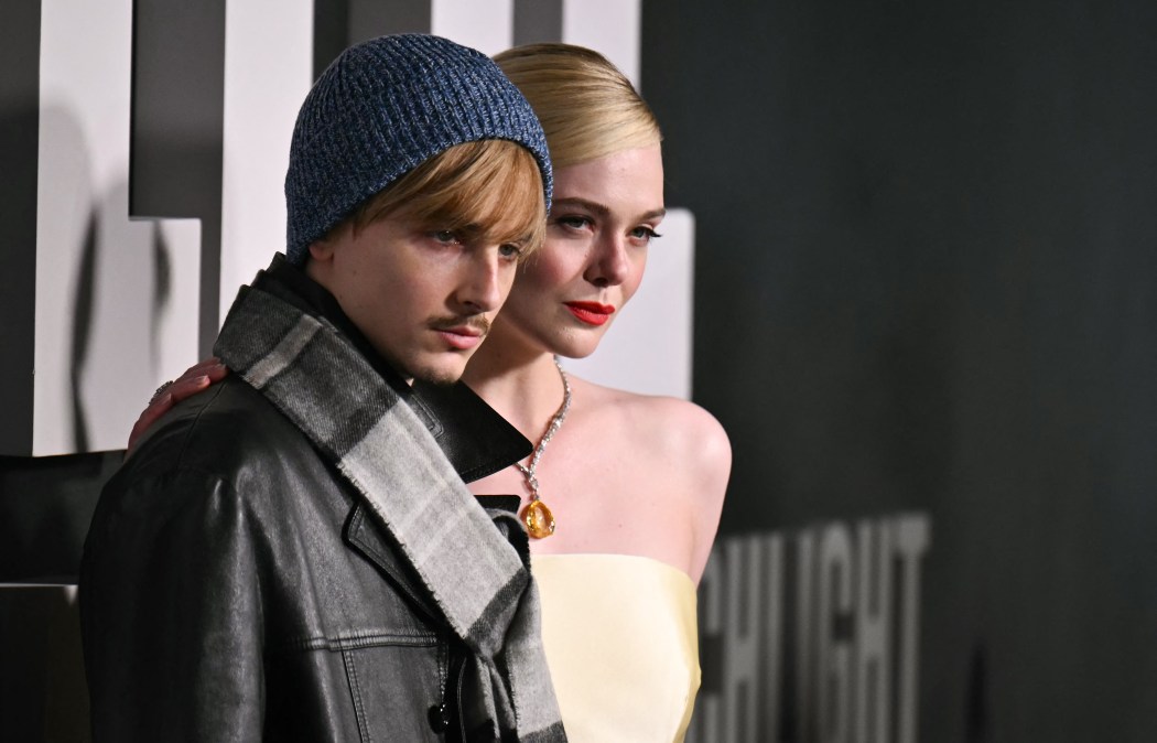 Timothée Chalamet and Elle Fanning.