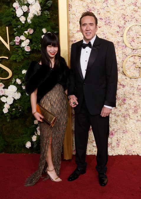 Riko Shibata and Nicolas Cage