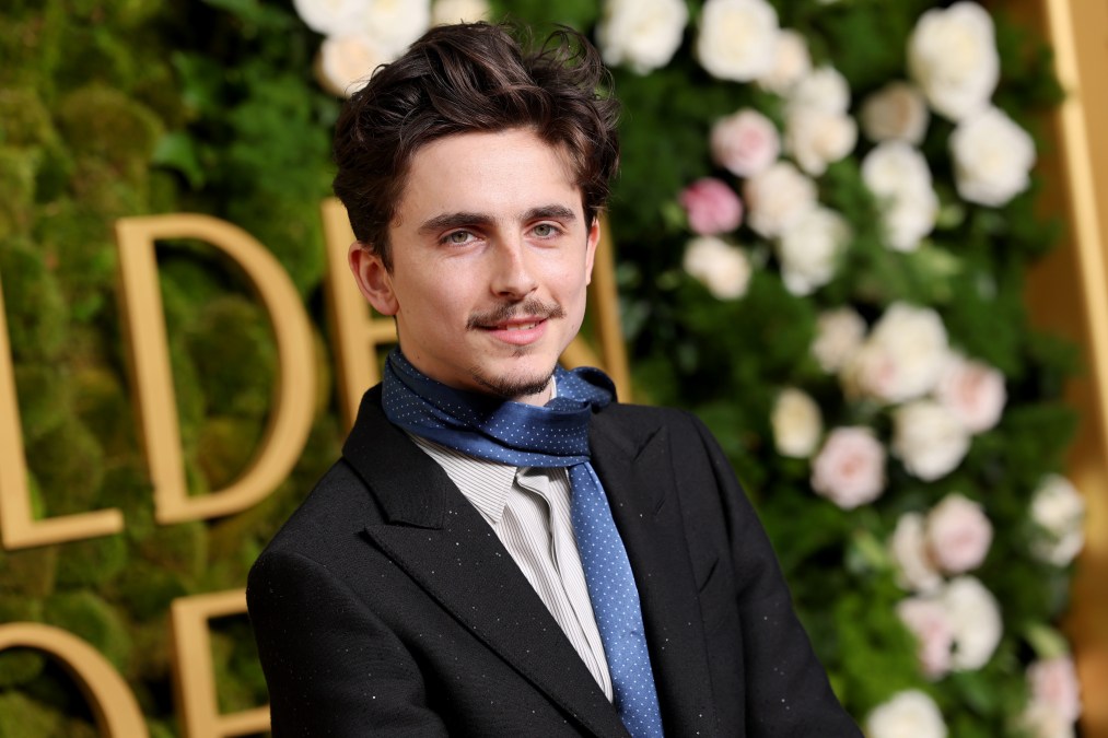 Timoth&eacute;e Chalamet attends the 82nd Annual Golden Globe Awards