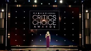Host Chelsea Handler speaks onstage during the 30th Annual Critics Choice Awards