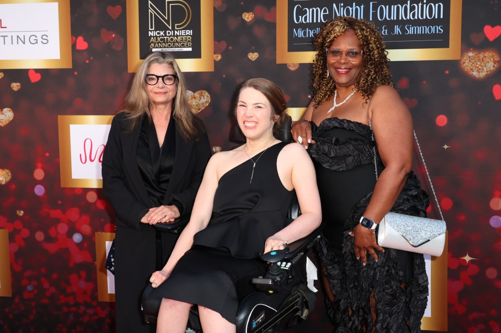 Laura San Giacomo (L) in 2025.