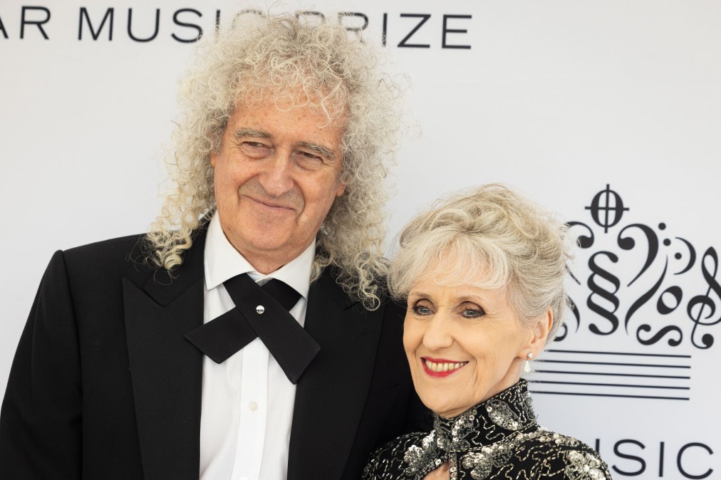 Sir Brian May and Anita Dobson.
