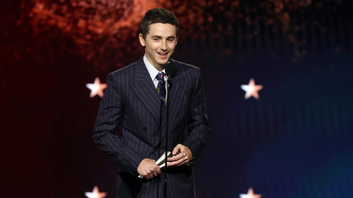 Timoth&eacute;e Chalamet.