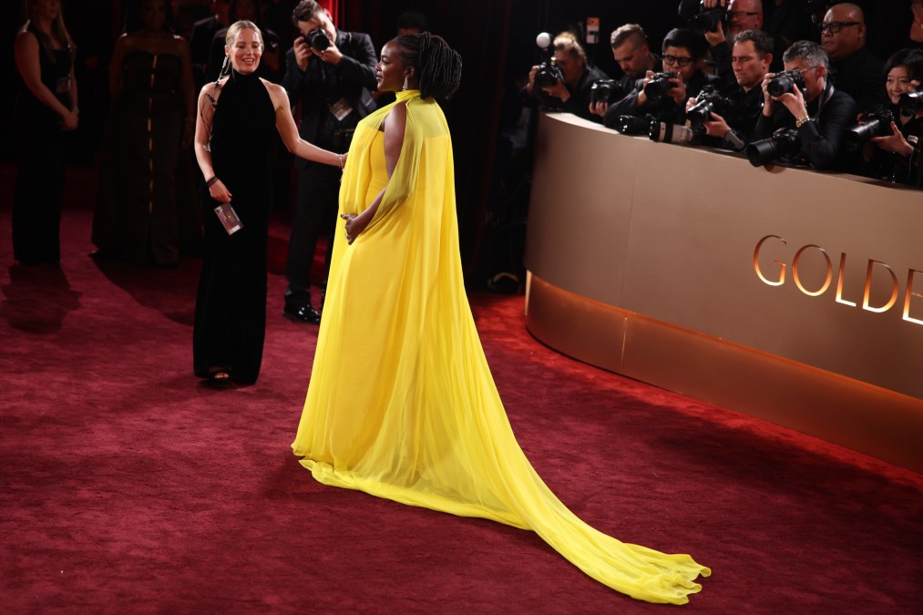 Wunmi Mosaku at the Golden Globes