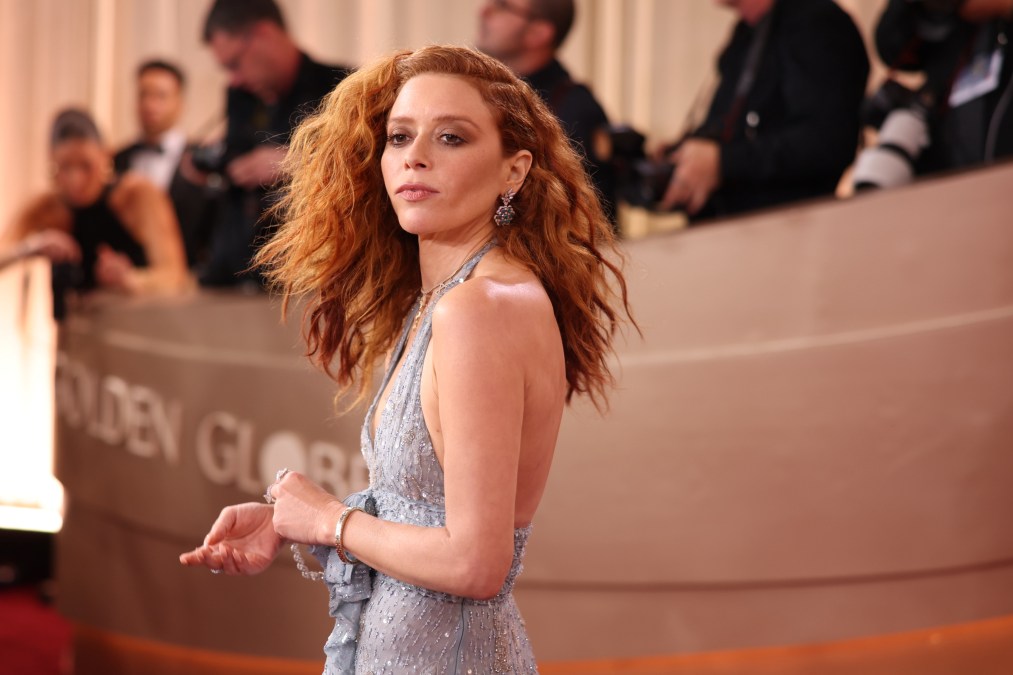 Natasha Lyonne on the red carpet at the 2026 Golden Globes 