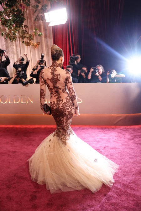 Jennifer Lopez at the 2026 Golden Globes