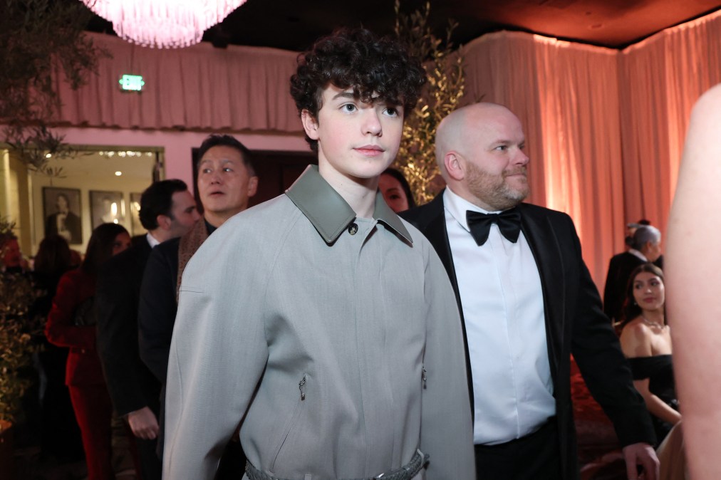 Owen Cooper at the Golden Globe Awards