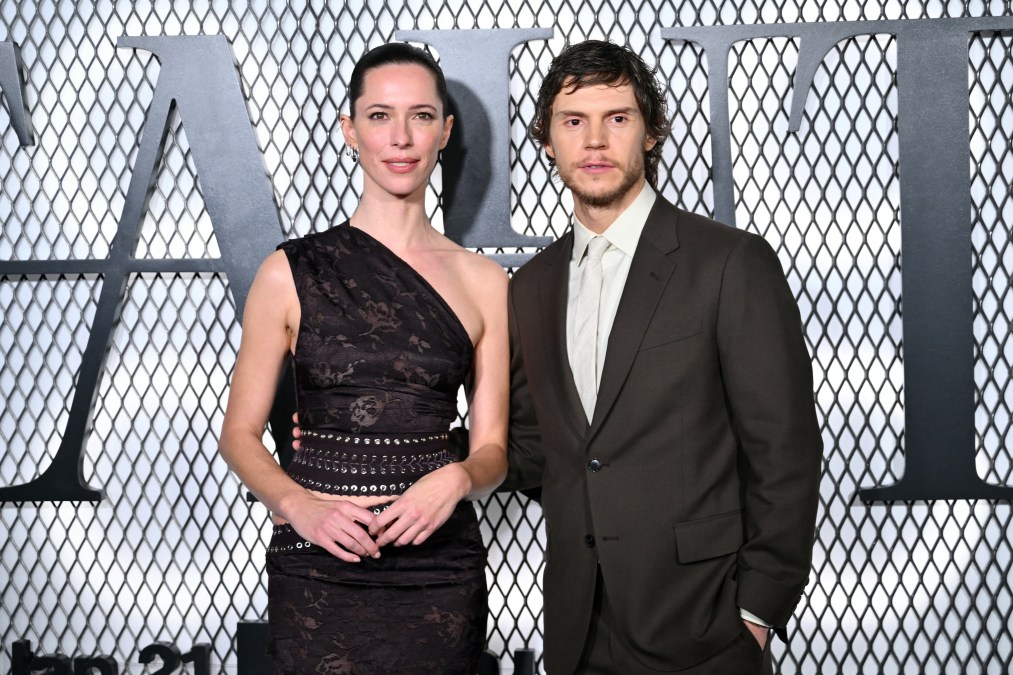 Rebecca Hall and Evan Peters