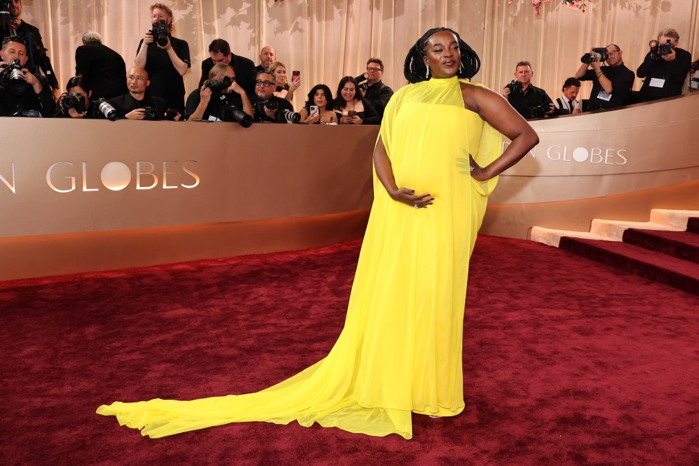 Wunmi Mosaku at the Golden Globes