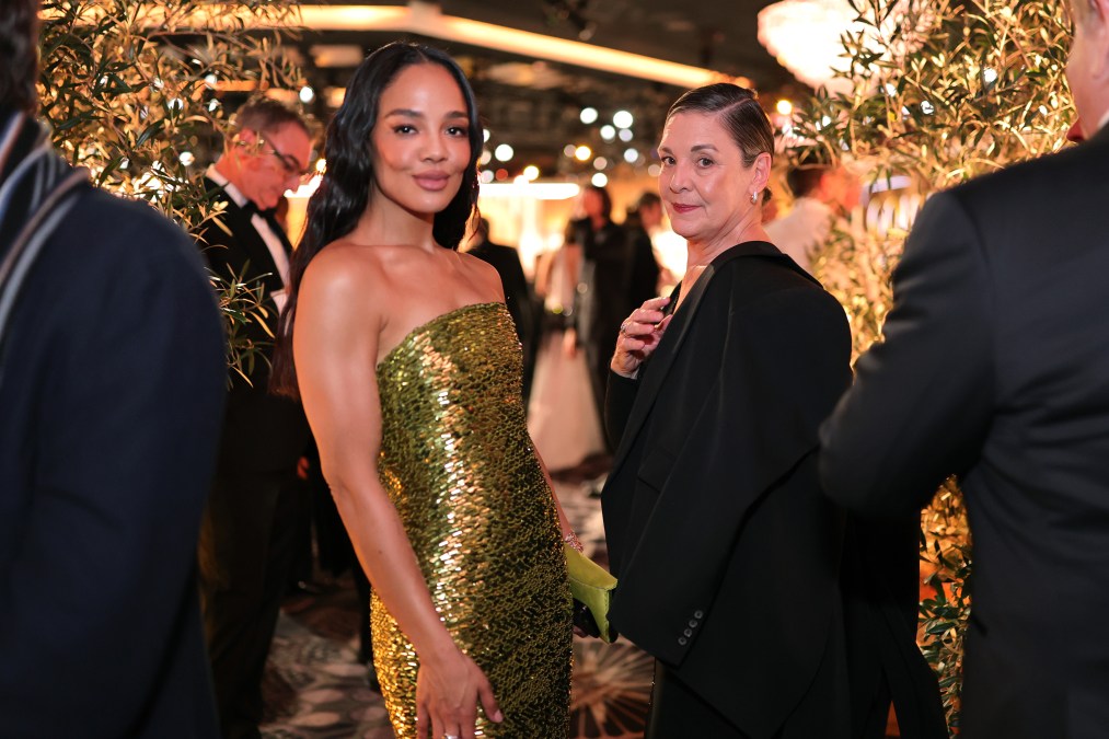 Tessa Thompson at the Golden Globes