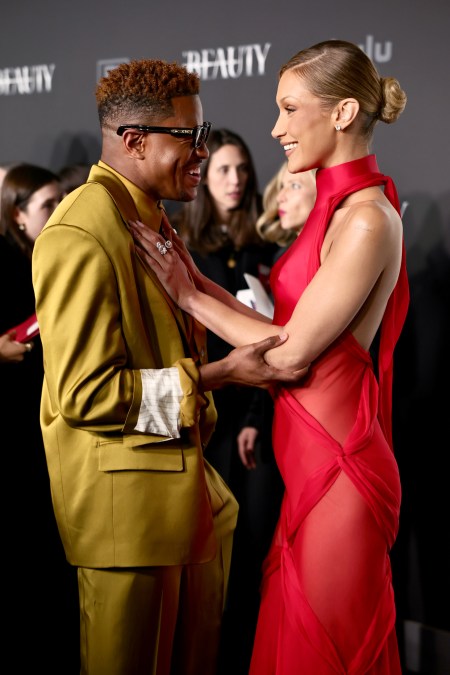 Jeremy Pope, Bella Hadid