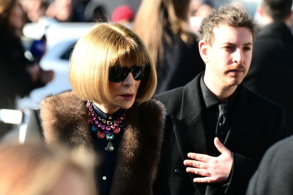 British-US fashion editor Anna Wintour