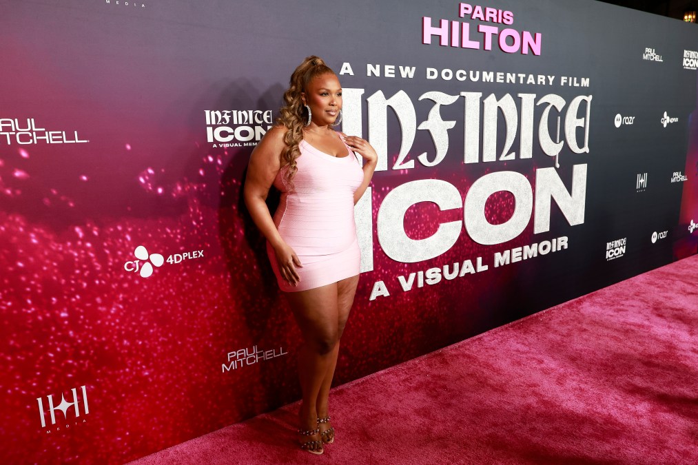 Lizzo attends Paris Hilton's Infinite Icon: A Visual Memoir Los Angeles Premiere Event