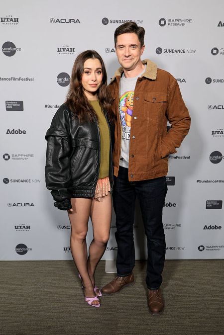 Cristin Milioti and Topher Grace attend the "Buddy" Premiere during the 2026 Sundance Film Festival